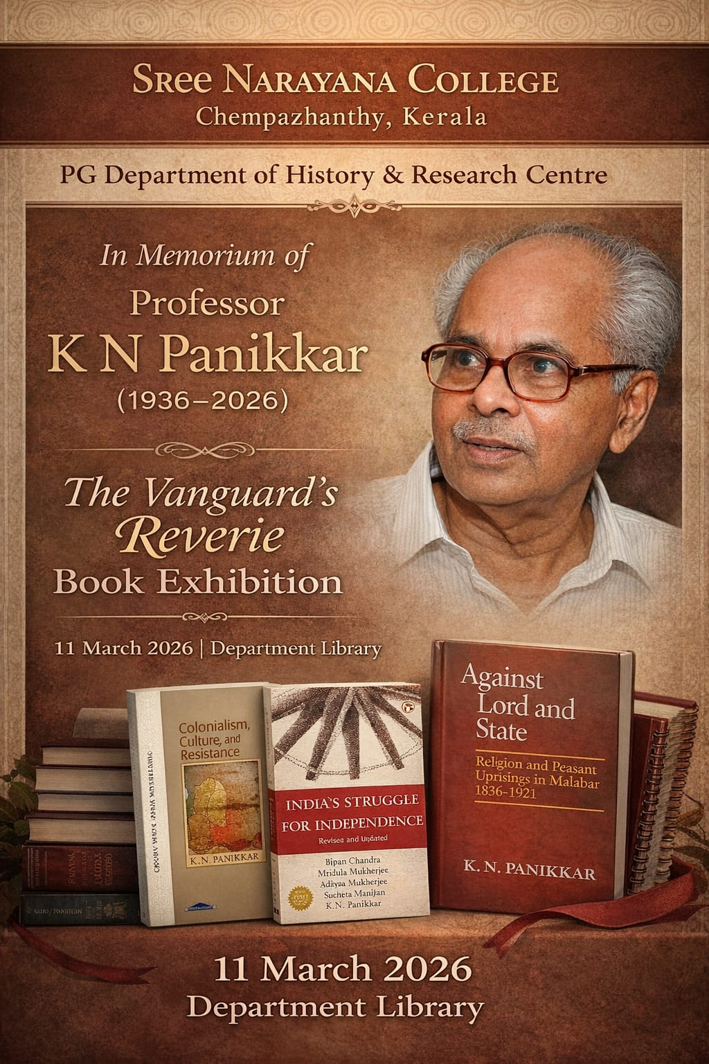 Book Exhibition by PG Department of History and Research centre